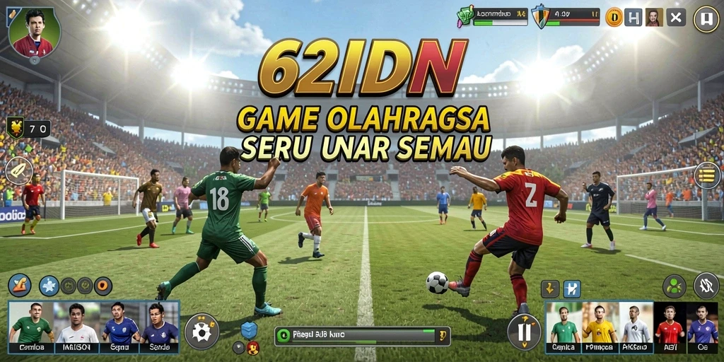 Tampilan gameplay nyata dari 62IDN yang seru dan kompetitif.