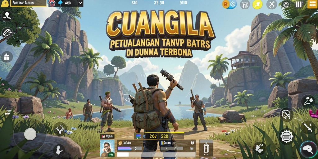 Gameplay CUANGILA yang penuh petualangan di dunia terbuka.