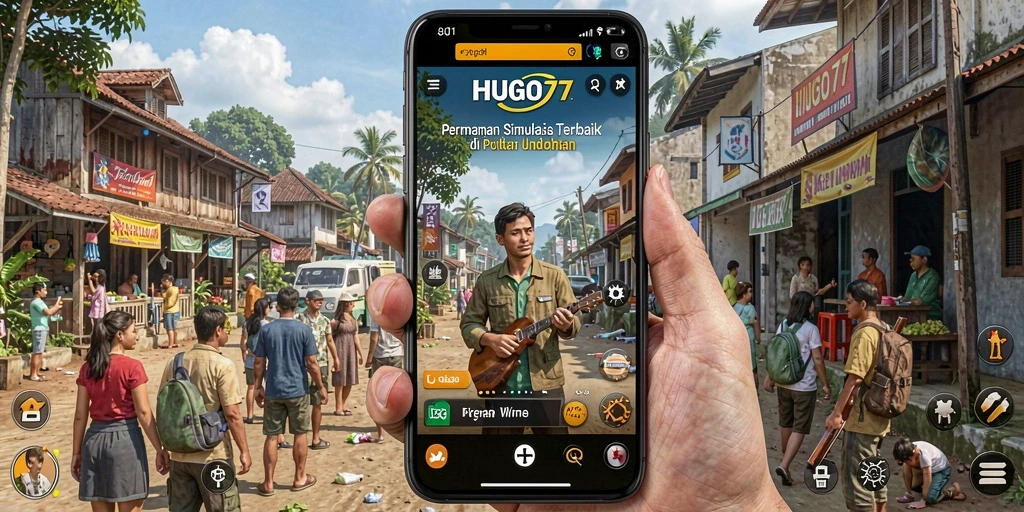 Tampilan gameplay HUGO77 yang menarik dan interaktif.