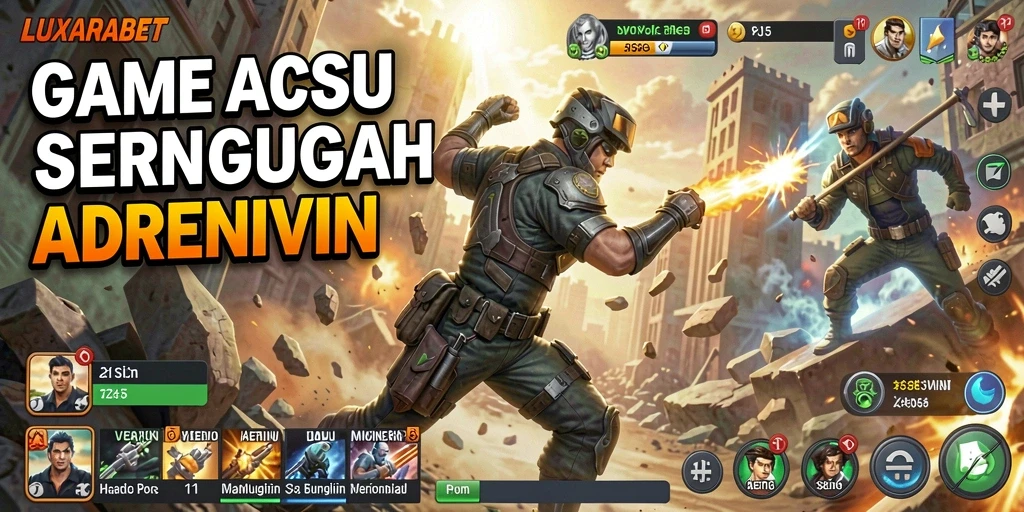 Tampilan menarik dari gameplay menegangkan LUXARABET.
