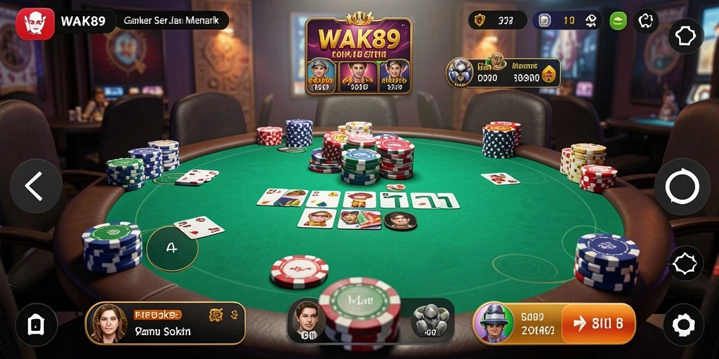 Tampilan gameplay seru di WAK89 dengan pemain dari seluruh dunia.