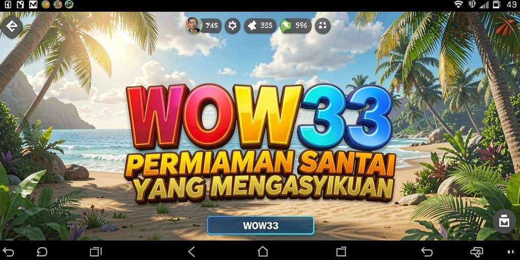 Tampilan gameplay WOW33 yang menarik dan penuh warna.