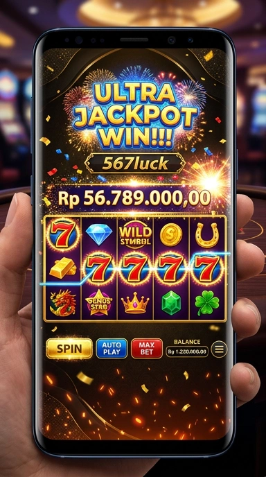 Pengguna menikmati fitur terbaru di aplikasi 567luck.